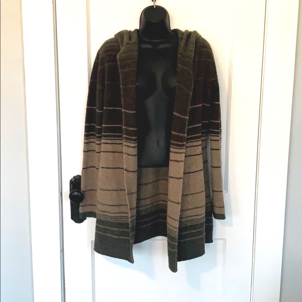 Toad & Co Long Hooded Wool Sweater